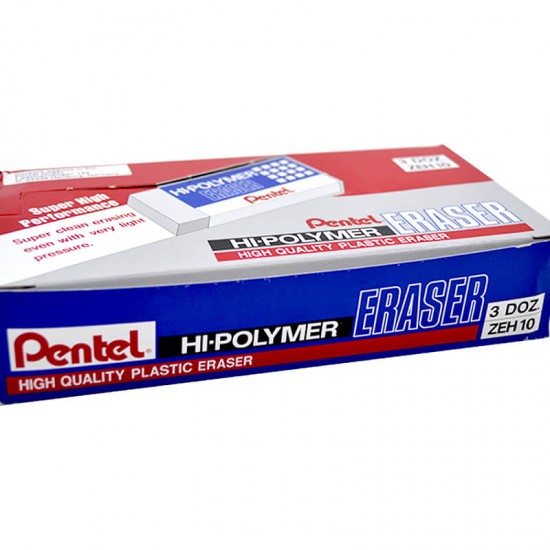 PENTEL ZEH10 HI-POLYMER SİLGİ BÜYÜK BOY