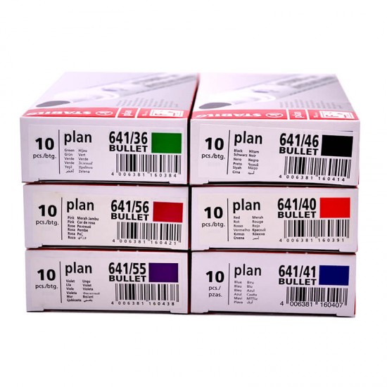 STABİLO PLAN BEYAZ TAHTA KALEMİ EFLATUN 641/55 STABİLO PLAN BEYAZ TAHTA KALEMİ EFLATUN 641/55
