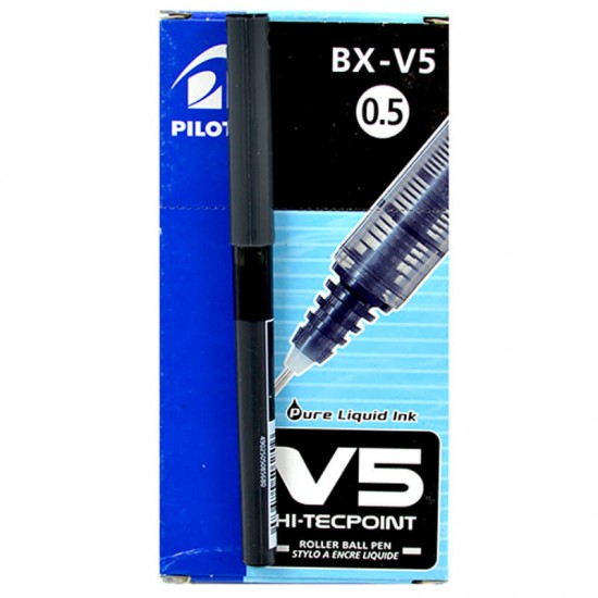 PILOT V5 İĞNE UÇ ROLLER KALEM 05 MM SİYAH