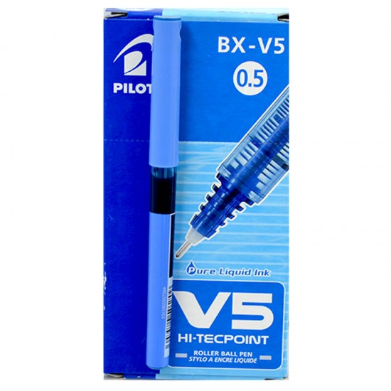 PILOT V5 İĞNE UÇ ROLLER KALEM 05 MM MAVİ