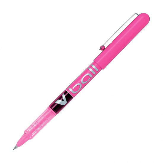 PILOT V-BALL ROLLER KALEM 05 MM PEMBE