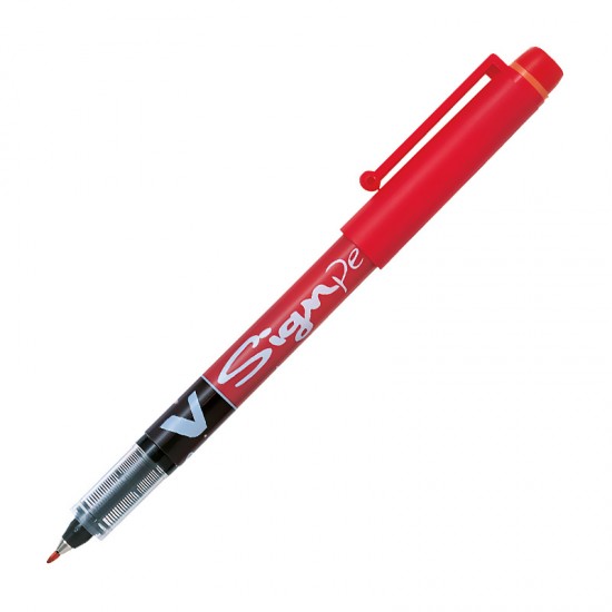 PILOT V-SIGNPEN İMZA KALEMİ KIRMIZI