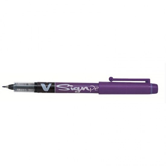 PILOT V-SIGNPEN İMZA KALEMİ MOR