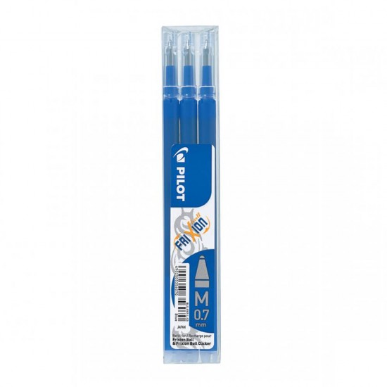 PILOT FRIXION ball 07 MAVİ REFILL 3LÜ SET