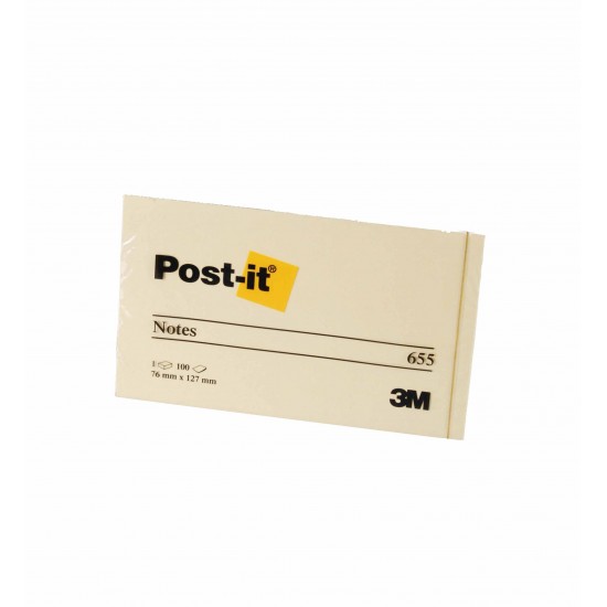 POST-İT 655 NOT SARI 100 YAPRAK 76X127MM