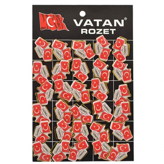 VATAN VT631 ATALI İMZALI ROZET 30 LU