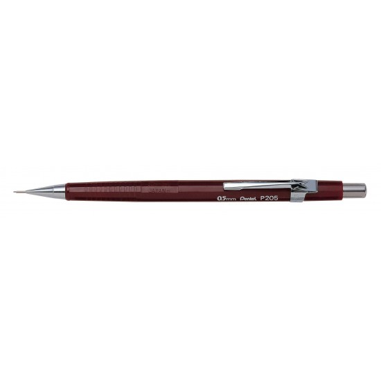 PENTEL P205-B TEKNİK ÇİZİM 05mm VERSATİL KIRMIZI