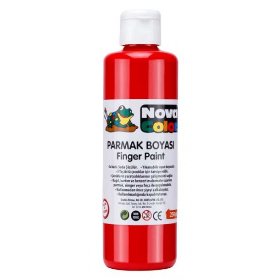 NOVA COLOR NC-442 PARMAK BOYASI 250GR KIRMIZI