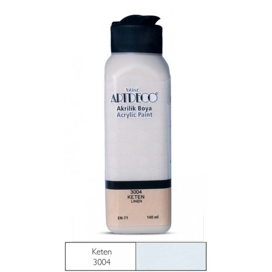 ARTDECO Y-070R-3004 AKRİLİK BOYA 140 ML KETEN