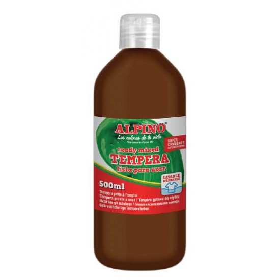 ALPİNO DM-177 TEMPERA SULUBOYA 500ml KAHVERENGİ