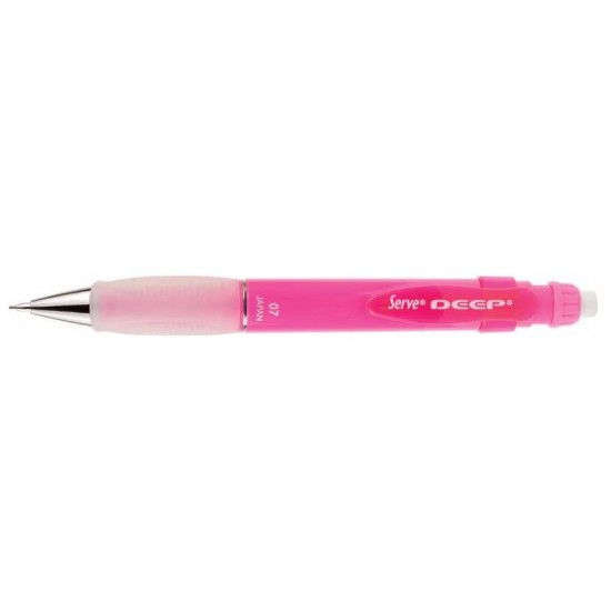 SERVE DEEP 0.7mm VERSATİL KALEM FOSFORLU PEMBE