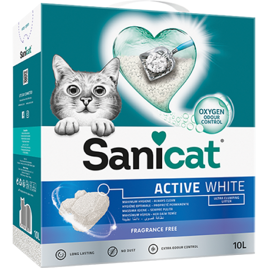 SANICAT ACTIVE WHITE 10L