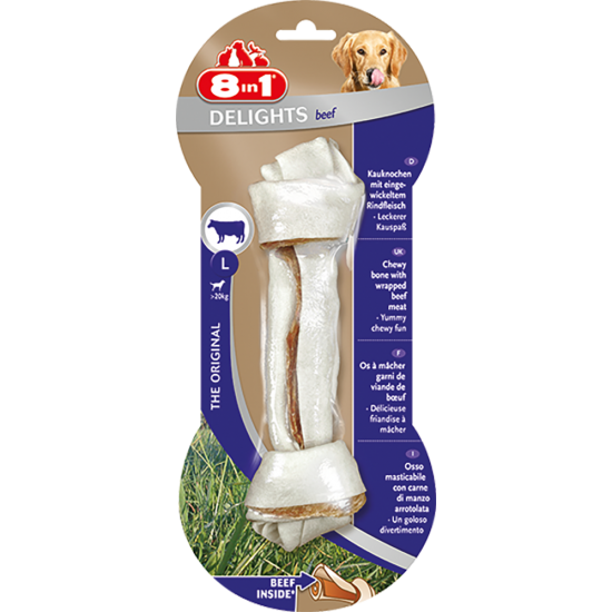 8IN1 BEEF DELIGHT BONES L T661575