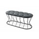 Chester Kum Saati Metal Ayak Bank Bench 110cm