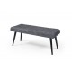 Mutfak Bank Bench Oturma Markiz 95cm Gri/Antrasit Kumaş