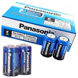 Panasonic R14Be/2Ps Manganez  Orta C Boy 24 Lü Pi̇l Paket Fi̇yati