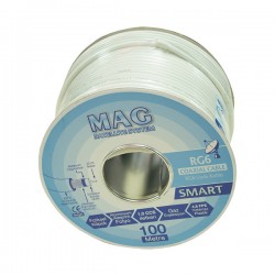 Mag Smart Rg6/U4 64 Tel Anten Kablosu (100 Metre)