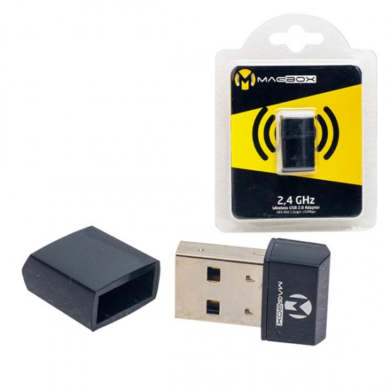 Magbox Usb Stick Mi̇ni̇ 802.11N Wi̇fi̇ 7601 Chipset 2.4Ghz 150 Mbps Ip Uydu Alicilari İle Uyumlu