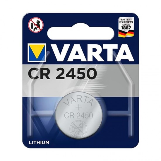 Varta Cr2450 3 Volt Li̇tyum Pi̇l Tekli̇