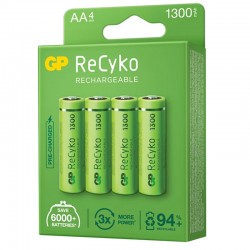 Gp Recyko 1300 Ni-Mh R6 Şarjli Aa 4Lü Kalem Pi̇l