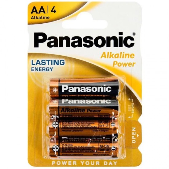 Panasoni̇c Lr06 Alkali̇n 1.5V Power Aa 4Lü Kalem Pi̇l