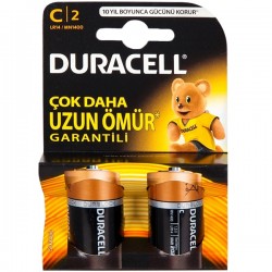 Duracell Lr14/Mn1400 C Orta Boy Pi̇l 2Li̇ Paket