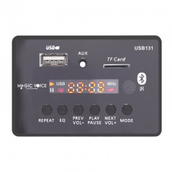 Magi̇cvoi̇ce Mv-131Usb  Usb/Sd/Mic/Aux/Bluetooth Kumandali Ekranli Oto Teyp Çevi̇ri̇ci̇ Di̇ji̇tal Player Board