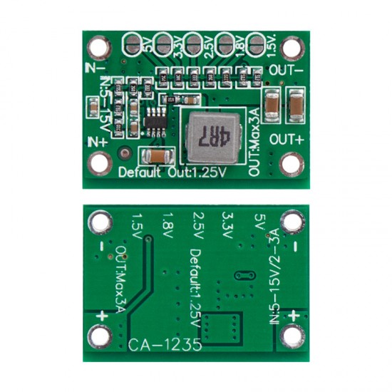 Power Supply Modul Ca-1235 1.25V 1.5 1.8 2.5 3.3 5V  Out 3A 5V-15V In