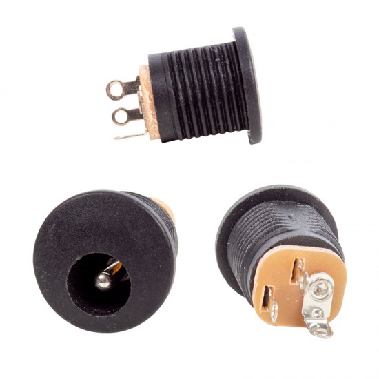 Adaptör Fi̇şi̇ Yuvarlak Somunlu Şase 2.1Mm  (Ic-257)