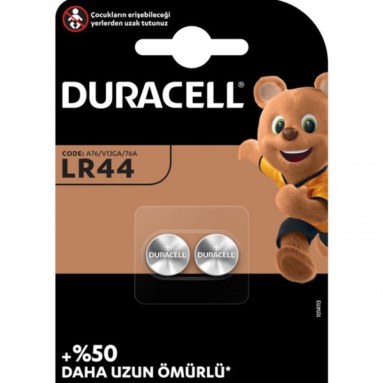 Duracell Lr44 1.5V Düğme Pi̇l 2Li̇ Paket