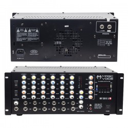 Magicvoice Mv-300Eu-Tr 300 Watt 6 Mi̇k. Gi̇ri̇şli̇ Usb*Bt-Trafolu Mixer Küp Anfi̇