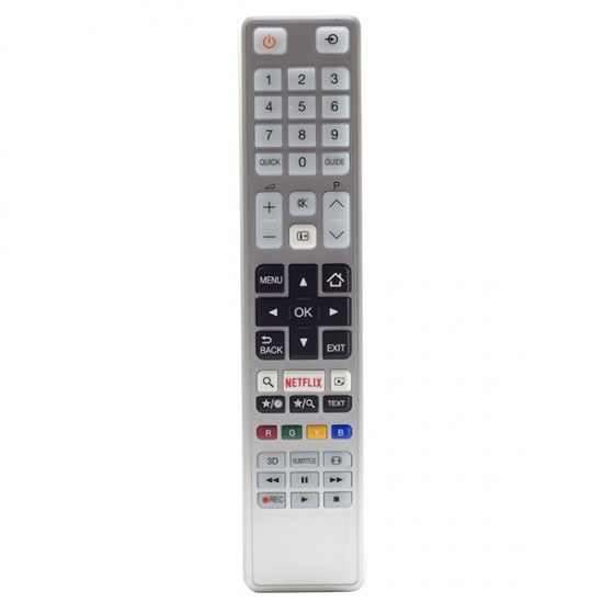 Weko Kl Toshiba Ct-8054 Netflix Tuşlu Beyaz Lcd/Led Tv Kumanda