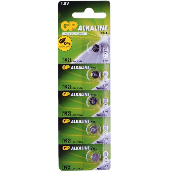 Gp 192 1.5 Volt Lr 41 Alkali̇n Düğme Pi̇l 5Li̇ Paket Fi̇yat