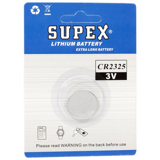 Supex Cr2325 3V Li̇tyum Pi̇l Tekli̇