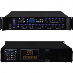 Westa Wm-2250U 250 Watt 100 Volt Usb/Mp3/Bluetooth 6 Bölgeli̇ Trafolu Mixer Anfi̇