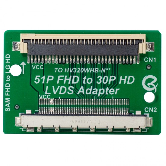 Lcd Panel Flexi̇ Repai̇r Kart 51P Fhd To 30P Hd Lvds To Fpc Sam Fhd To Lg Hd Qk0807B