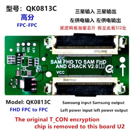 Lcd Panel Flexi̇ Repai̇r Kart Fhd Fpc To Fpc Sam Fhd İn To Sam Fhd Out Qk0813C