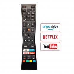 Weko Kl Vestel Rc A2 43100P - Jvc Rm-C3337 Netflix-Youtube-Pri̇me Vi̇deo Tuşlu Yazisiz Lcd Led Tv Kumanda (Rc0360/01)