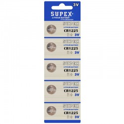 Supex Cr1225 3 Volt Li̇tyum Pi̇l 5Li̇ Paket Fi̇yat