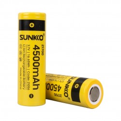 Sunkko 3.7 Volt 4500 Mah 21700 Şarj Edi̇lebi̇li̇r Pi̇l (Tekli̇)