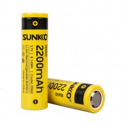 Sunkko 3.7 Volt 2200 Mah 18650 Şarj Edi̇lebi̇li̇r Pi̇l (Tekli̇)