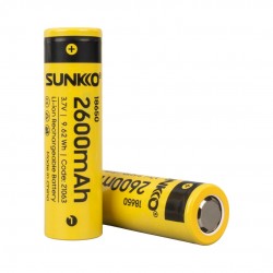 Sunkko 3.7 Volt 2600 Mah 18650 Şarj Edi̇lebi̇li̇r Pi̇l (Tekli̇)