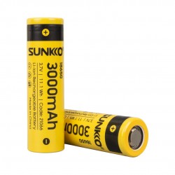 Sunkko 3.7 Volt 3000 Mah 18650 Şarj Edi̇lebi̇li̇r Pi̇l (Tekli̇)