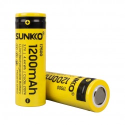 Sunkko 3.7 Volt 1200 Mah 17500 Şarj Edi̇lebi̇li̇r Pi̇l (Tekli̇)