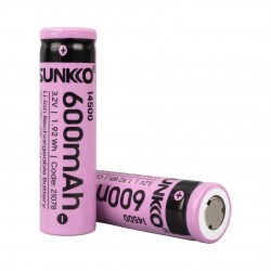 Sunkko Ifr 3.2 Volt 600 Mah 14500 Şarj Edi̇lebi̇li̇r Pi̇l (Tekli̇)