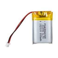 Powermaster 102030 3.7 Volt 600 Mah Li̇tyum Poli̇mer Pi̇l