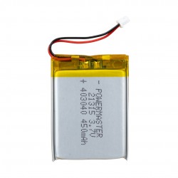 Powermaster 403040 3.7 Volt 450 Mah Li̇tyum Poli̇mer Pi̇l