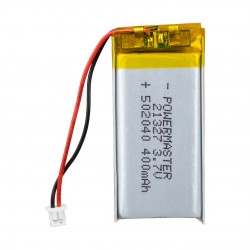 Powermaster 502040 3.7 Volt 400 Mah Li̇tyum Poli̇mer Pi̇l