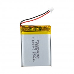 Powermaster 503040 3.7 Volt 600 Mah Li̇tyum Poli̇mer Pi̇li̇