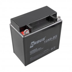 Orbus 12N9-Bs 12 V 9 Ah Asi̇t İçi̇nde Karbon Motosi̇klet Aküsü  (135Mmx130Mmx75Mm) (2.78Kg)